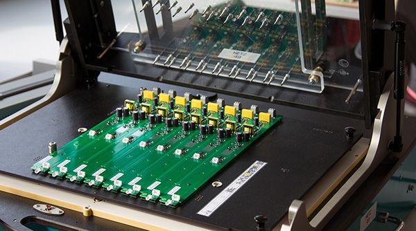 alt="Emergency Inverters on Testing Rig"